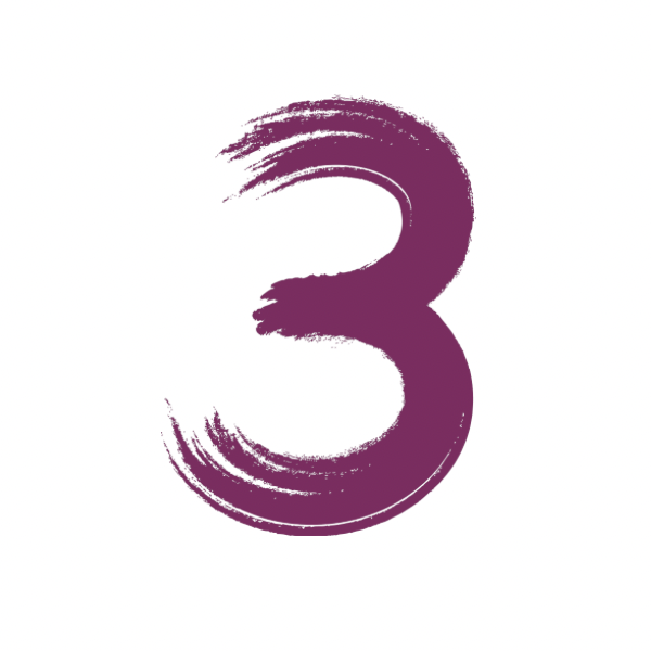 Three 2inX2in Magnets